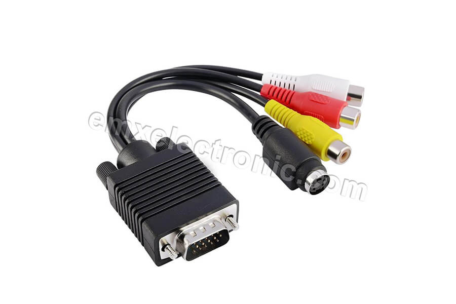 E 362 VGA-S VIDEO+ RCA CABLE – EMX Electronic