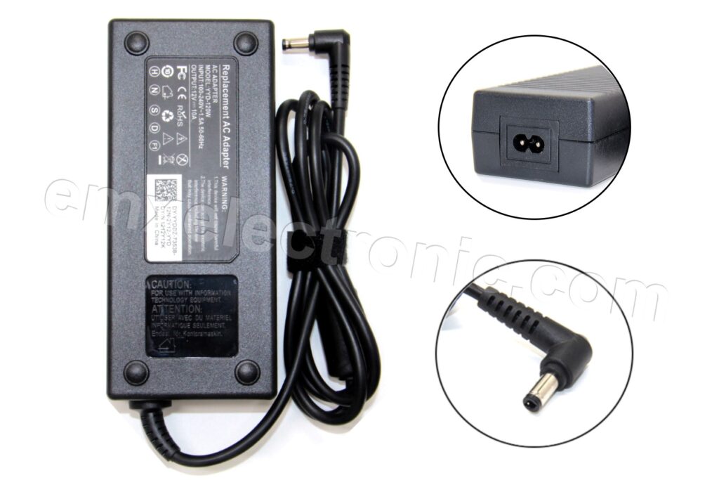 12V 10A LAPTOP ADAPTER 2.1/2.5 - EMX Electronic